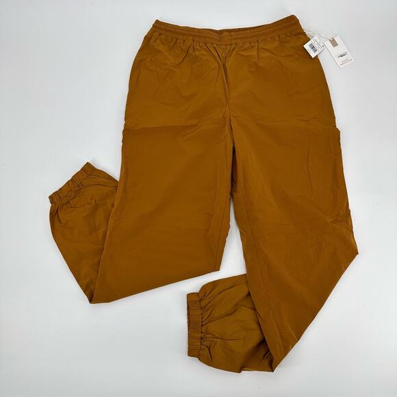 Good American Essential Track Pant WMNS 2 Golden Jogger Elastic Cuffs Active Gym - Picture 1 of 9